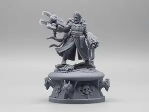 Commissar Yarrick Statue - Grimdark Sci-Fi Edition