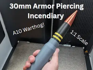 30mm Armor Piercing Incendiary Shell