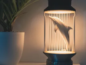 Modern Dolphin String Lamp