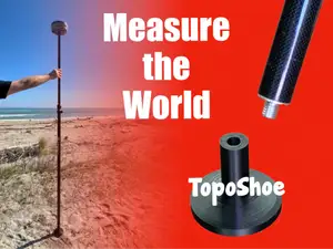 TopoShoe for GPS (GNSS) antenna