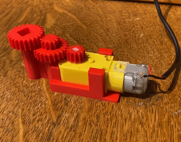 4 to 1 Reduction Gears for the Bambu TT Motor