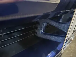 Simple Tesla Front Grill License Plate Mount