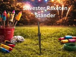 Silvester Raketen Ständer