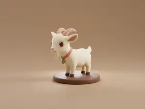 山羊-牧场动物系列幼儿认知百科-儿童涂色过家家玩具