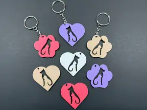 Porte-clés chien chat