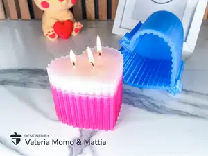 Heart Candle Mold – DIY Wax Perfection