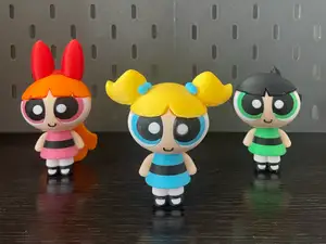 飞天小女警 泡泡（分件打印，无需AMS，9cm）