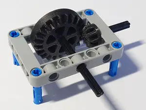 9t and 22t module 2 gear wheels 