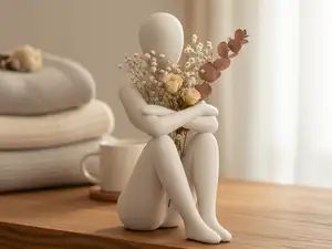 Abstract human sculpture – Sitting Pose