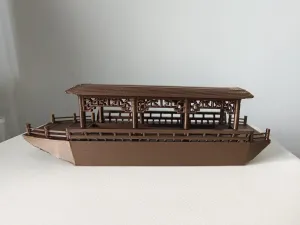 古风画舫船