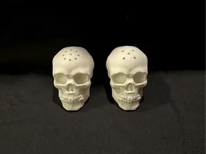Gothic Skulls Salt & Pepper Shaker Set