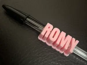 Anpassbares BIC Kugelschreiber Namesschild