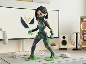 Viper - Stylized Miniature (Single Color)