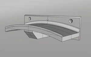Wall mount for vacuum cleaner hose or other hoses