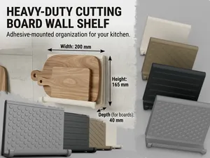 Heavy-Duty Cutting Board Wall Shelf