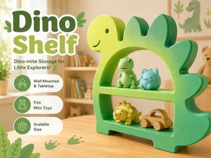 Dino Shelf Buddy – Kids Wall & Table Shelf