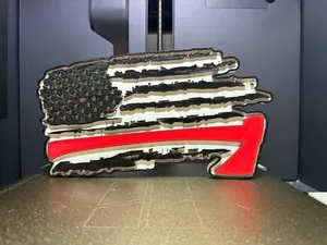 TRL Distressed American Flag Fireman's Ax