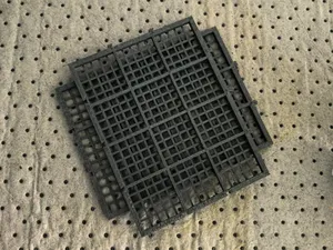 网格板 20*15cm鱼缸过滤防堵水垫板、造景底板