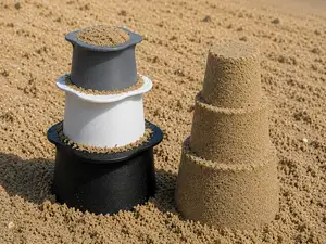Organic Sand Castle Molds – 3 Piece Set