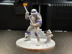 TMNT Donatello Sketch Statue | Dual Color Optional
