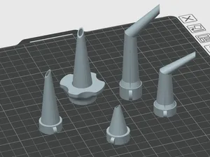 Silicone tube tip