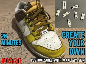 Lace TAG Customizable - Make My Sign