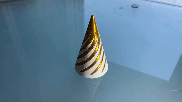 spiral passthrough fidget