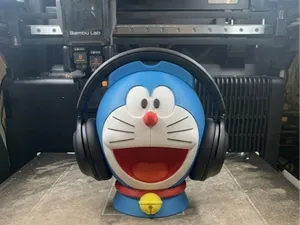 Doraemon headphones stand
