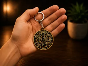 St Benedict Medal Keychain | São Bento
