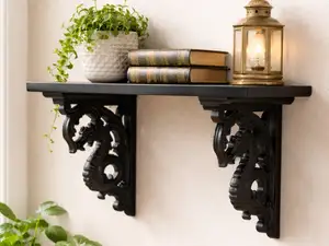 Baroque Dragon Bracket: Gothic Library Set