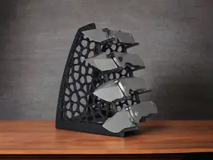 Voronoi Pocket Knife Display