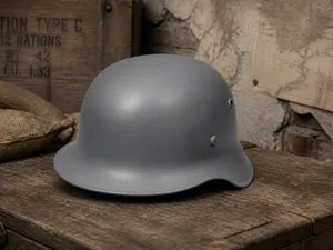 M42 Stahlhelm Wehrmacht - tragbar - Lifesize