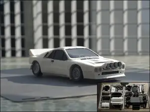 Lancia 037 Rally kit card 1/32