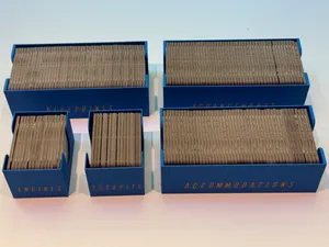 Galactic Cruise Fixed Game Deck Boxes for Tiles