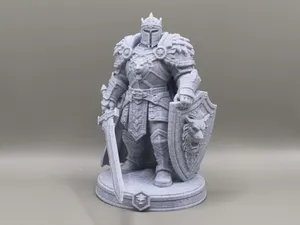 LION of the North a powerful medieval warrior