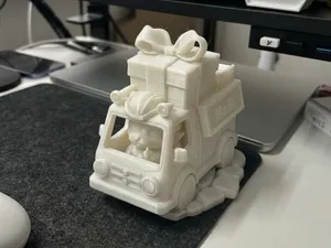 Cute Bunny Mail Truck | Delivery Gift Car