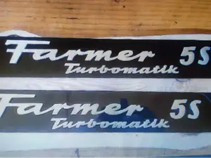 Fendt Farmer 5S Turbomatik – Haubenschriftzug 