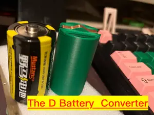 The D Battery Eliminator Converter/AA to D