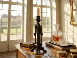 "Bone Spire" Candlestick - Gothic Baroque Art