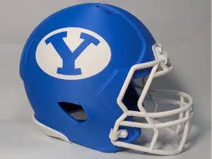 BYU Mini Football Helmet – Modular Snap-Fit