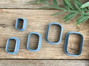 Rounded Rectangle Polymer Clay Earring Cutter