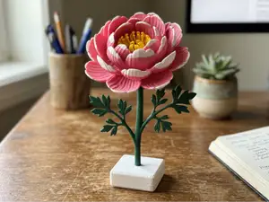 Peony Flower – Elegant Floral Decor 3D Printing