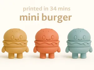 Mini Burger – Fast Food Collectible