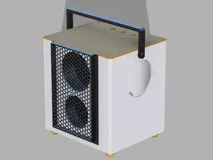 Portable Speaker Box with Bass Radiator