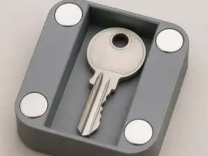Magnetic Key Box – Hide Spare Keys Safe