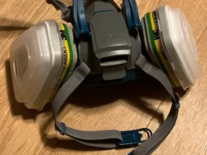 3M respirator straps clips