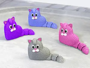 Knitted Heart Cat – The Purrfect Valentine’s