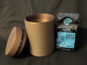 Large Rugged Knurled Coffee Vault With TPU Seal
