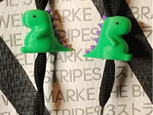 Chubby Dino Dinosaur for Hoodie Drawstring Beads