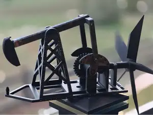 Pumpjack Wind-powered Whirligig
